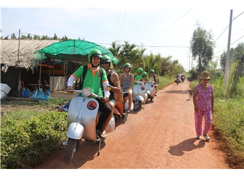 vespa tour hanoi -  Explore Rural Villages of Mekong Delta 5 Hours  