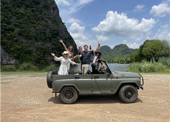vespa tour hanoi - Ninh Binh Open Air Jeep Day Tour Start From Hanoi Daily $ 149/ person