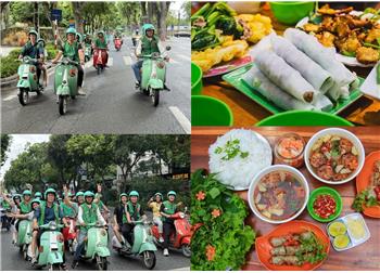 vespa tour hanoi - Saigon Foodie Tours + Backstreet + See Over View of City 
