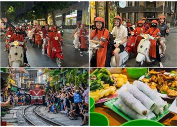 $ 69/ Person Hanoi After Dark with Female Riders By Model Vespa 