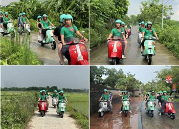 Hanoi Vespa Countryside of Red River Delta & Rural Villages 5 hours  