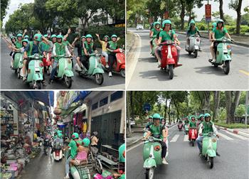 Hanoi Vespa Tour Early Birds 2,5 Hours $ 49/ Person 